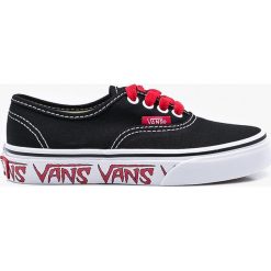 Vans - Tenisówki dziecięce Authentic. Czarne trampki dziewczęce Vans, z materiału, na sznurówki. Za 199,90 zł.