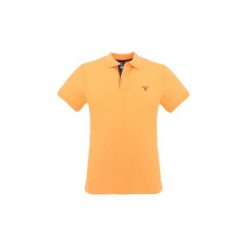 Koszulki polo z krótkim rękawem Gant 252105. Pomarańczowe koszulki męskie GANT, xxl, bez wzorów, z krótkim rękawem. Za 419,34 zł.