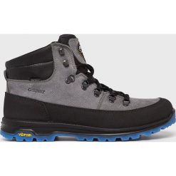 Grisport - Buty. Szare buty trekkingowe męskie Grisport, na zimę, ze skóry, na sznurówki, outdoorowe. W wyprzedaży za 379,90 zł.