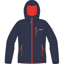 Kurtki sportowe męskie: Hi-tec Kurtka męska CAEN Navy/ Orange Red r. L