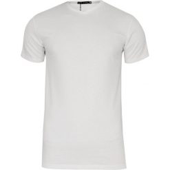 Biały Jednokolorowy T-shirt Męski, Krótki Rękaw -Just Yuppi- Koszulka, BASIC, w Serek, V-neck TSJTYUP6232kol1bialyV. Białe koszulki męskie Just Yuppi, m, bez wzorów, z tkaniny, casualowe, z dekoltem w serek, krótkie. Za 39,90 zł.
