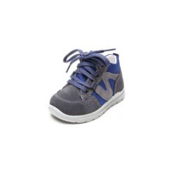 Superfit Boys Półbuty Mel stone kombi (średnie) - szary - Gr.Moda (2 - 6 lat). Szare buciki niemowlęce marki Superfit, ze skóry. Za 155,00 zł.