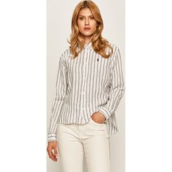 Polo Ralph Lauren - Koszula. Białe koszulki damskie polo Polo Ralph Lauren, na co dzień, s, bez wzorów, ze lnu, klasyczne, polo, z długim rękawem. Za 579,90 zł.