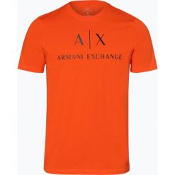 Armani Exchange - T-shirt męski, pomarańczowy. T-shirty męskie Armani Exchange. Za 149,95 zł.