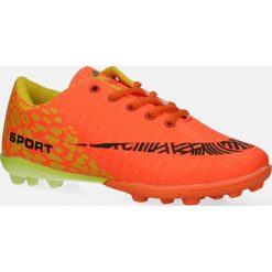 Pomarańczowe buty sportowe korki sznurowane casu 20m1/m. Pomarańczowe buty chłopięce sportowe Casu, na sznurówki. Za 49,99 zł.