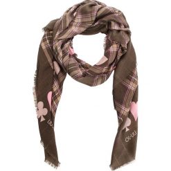 Szal LIU JO - Stola Check Brenta L N68313 T0300 Dark Olive 90822. Zielone szaliki damskie Liu Jo, z materiału. Za 199,00 zł.