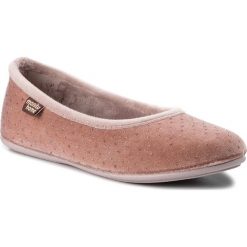 Kapcie MANITU - 340235 Rosa 42. Różowe klapki damskie marki Manitu, bez wzorów, z tworzywa sztucznego, bez obcasa. Za 119,00 zł.