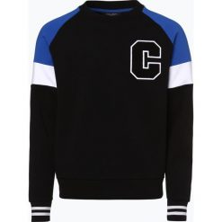 Calvin Klein - Męska bluza nierozpinana, czarny. Szare bluzy męskie z nadrukiem marki Calvin Klein Jeans, l, z bawełny, z kapturem. Za 349,95 zł.