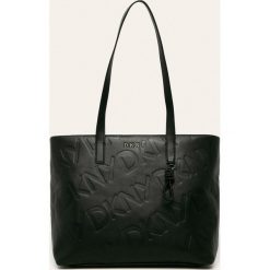 Dkny - Torebka. Czarne torby damskie na zakupy DKNY, bez wzorów, ze skóry ekologicznej, na ramię, duże, bez dodatków. Za 859,90 zł.