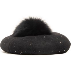 Czapka LIU JO - Basco Con Pompon E 2F0038 M0300 Nero 22222. Czarne czapki damskie Liu Jo, na zimę, bez wzorów, z poliesteru. Za 349,00 zł.