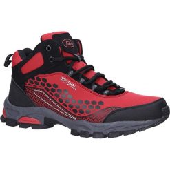 Czerwone buty trekkingowe sznurowane softshell casu a1813-4. Czerwone buty trekkingowe męskie Casu, z softshellu, na sznurówki. Za 109,99 zł.
