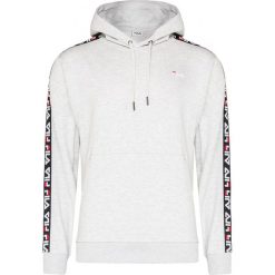 Bluza FILA DAVID. Szare bluzy męskie Fila, prążkowane, klasyczne, z kapturem. W wyprzedaży za 263,00 zł.