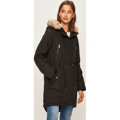 Vero Moda - Parka. Niebieskie kurtki damskie Vero Moda, s, bez wzorów, z poliesteru, długie, z kapturem. W wyprzedaży za 179,90 zł.