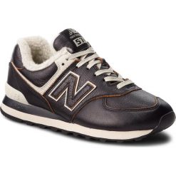 Sneakersy NEW BALANCE - ML574WNE Czarny. Czarne sneakersy męskie New Balance, bez zapięcia. W wyprzedaży za 239,00 zł.