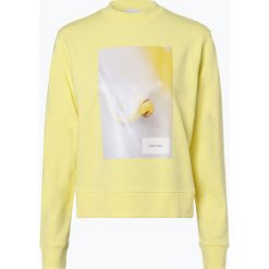 Calvin Klein Womenswear - Damska bluza nierozpinana, żółty. Żółte bluzy damskie marki Calvin Klein Womenswear, m, z nadrukiem, bez rękawów, bez kaptura. Za 539,95 zł.