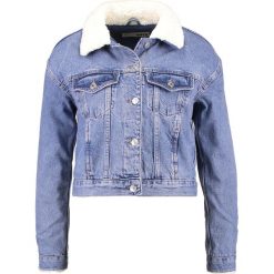 Bomberki damskie: Topshop TILDA BORG Kurtka jeansowa middenim