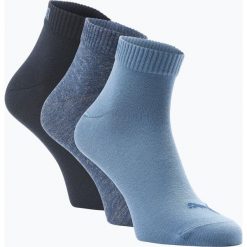 Puma - Skarpety męskie pakowane po 3 szt., niebieski. Niebieskie skarpetki męskie Puma, bez wzorów, z dżerseju. Za 39,95 zł.