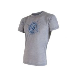Sensor Koszulka Merino Wool Pt Kompas M Grey L. Szare koszulki męskie termoaktywne Sensor, m, bez wzorów, z wełny, sportowe, bez kołnierzyka, z krótkim rękawem, krótkie. Za 205,00 zł.