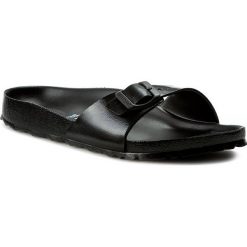 Klapki BIRKENSTOCK - Madrit 0128163 Black. Czarne klapki damskie Birkenstock, bez wzorów, z tworzywa sztucznego, bez obcasa. Za 109,00 zł.
