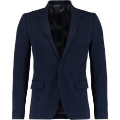 Marynarki męskie slim fit: Burton Menswear London Marynarka garniturowa navy