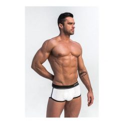 Bokserki BX 0207. Białe bokserki męskie Alpha Male, bez wzorów. Za 65,90 zł.