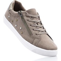 Sneakersy bonprix brunatny. Pomarańczowe buty sportowe damskie bonprix. Za 79,99 zł.