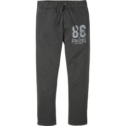Spodnie sportowe bonprix antracytowy melanż. Szare spodnie męskie bonprix, s, bez wzorów, sportowe. Za 74,99 zł.