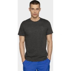 T-shirt męski TSM300 - ciemny szary melanż. Szare koszulki męskie s, melanż. Za 39,99 zł.