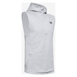 Under Armour Bluza Szary. Szare bluzy męskie Under Armour, xxl, bez wzorów, z bawełny, bez kołnierzyka, bez rękawów, bez kaptura. Za 309,95 zł.