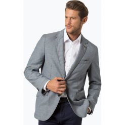 Marynarki męskie slim fit: Camel Active - Marynarka męska z dodatkiem lnu, niebieski