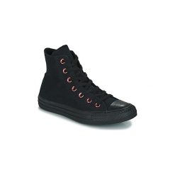 Buty Converse CHUCK TAYLOR ALL STAR HEARTS CANVAS HI. Czarne trampki i tenisówki damskie marki Converse, bez wzorów, bez zapięcia. Za 329,00 zł.