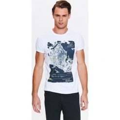 T-shirty męskie: T-SHIRT KRÓTKI RĘKAW MĘSKI Z NADRUKIEM