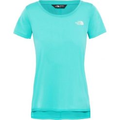 Koszulka T-shirt damski The North Face Quest T93RZKJG8 - niebieski. Niebieskie koszulki damskie The North Face, l, bez wzorów, bez kołnierzyka, bez rękawów. Za 97,99 zł.
