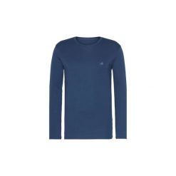 T-shirty z długim rękawem Calvin Klein Jeans 0000U8323E L/S CREW. Niebieskie t-shirty męskie Calvin Klein Jeans, s, bez wzorów, z jeansu, bez kołnierzyka, długie. Za 119,89 zł.