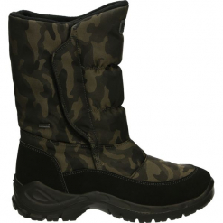 Botki męskie - 03342 TU-M OL. Czarne botki męskie Venezia, z materiału. Za 199,00 zł.