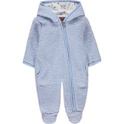 Pajacyk polarowy w kolorze błękitnym. Niebieskie body niemowlęce Kanz, z polaru. W wyprzedaży za 65,95 zł.