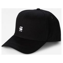 G-Star Raw - Czapka. Czarne czapki męskie G-Star RAW, bez wzorów, z bawełny, retro. Za 179,90 zł.