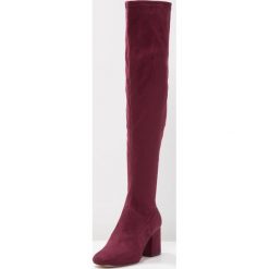 Miss Selfridge KITTIE Muszkieterki burgundy. Czerwone buty zimowe damskie marki Miss Selfridge, z materiału. W wyprzedaży za 231,20 zł.
