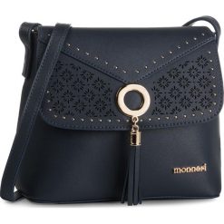 Torebka MONNARI - BAG9670-013 Navy. Niebieskie listonoszki damskie Monnari, bez wzorów, ze skóry ekologicznej, bez dodatków. W wyprzedaży za 119,00 zł.