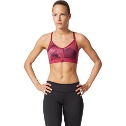 Biustonosze sportowe: Adidas Biustonosz Strappy Print Bra czerwony r. S (BR0502)