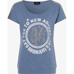 Monari - T-shirt damski, niebieski. Niebieskie t-shirty damskie Monari, z nadrukiem, bez kołnierzyka. Za 249,95 zł.