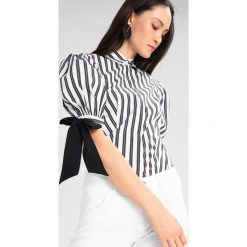Koszule wiązane damskie: Karen Millen STRIPED BALLOON SLEEVE Koszula black/white