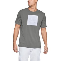 Under Armour Unstoppable Koszulka Szary. Szare podkoszulki męskie Under Armour, m, z nadrukiem, z bawełny, z krótkim rękawem. Za 188,95 zł.