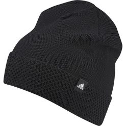 Czapka adidas W Beanie (CY6008). Czarne czapki damskie marki Adidas, na zimę, bez wzorów, z poliamidu. Za 79,99 zł.