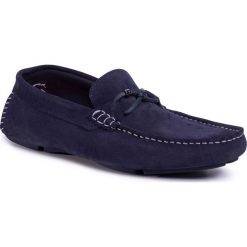 Mokasyny TED BAKER - Cottn 242953 Navy. Niebieskie mokasyny męskie Ted Baker, na co dzień, z aplikacjami, ze skóry, eleganckie, bez zapięcia. W wyprzedaży za 489,00 zł.