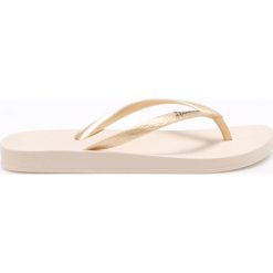 Ipanema - Japonki. Brązowe klapki damskie Ipanema, bez wzorów, z gumy, bez obcasa, na obcasie. Za 59,90 zł.
