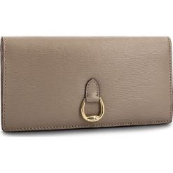 Duży Portfel Damski LAUREN RALPH LAUREN - Bennington 432688519004 Taupe. Brązowe portfele damskie Lauren Ralph Lauren, ze skóry. W wyprzedaży za 399,00 zł.