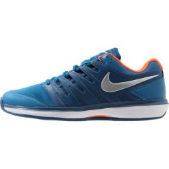 Nike Performance AIR ZOOM PRESTIGE HC Obuwie multicourt green abyss/metallic silver. Niebieskie buty do tenisa męskie marki Nike Performance, z materiału. Za 419,00 zł.