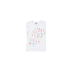 Bluzka dziewczęca we wzory. Szare t-shirty dziewczęce TXM. Za 9,99 zł.