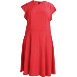 Sukienki hiszpanki: City Chic DRESS FRILL SHOULDER Sukienka z dżerseju vermillion